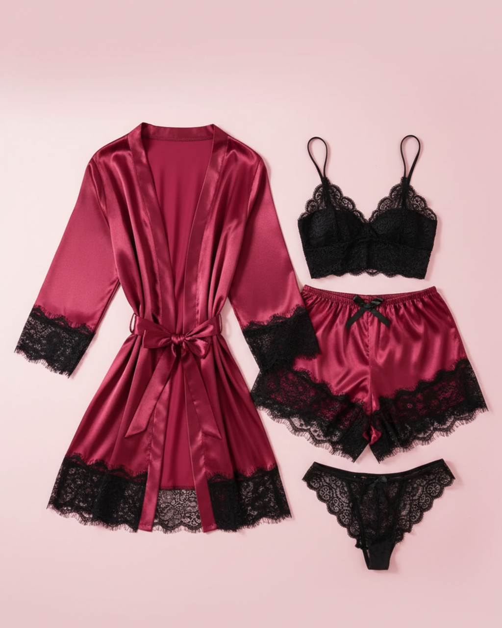 Amor After Dark Robe Set