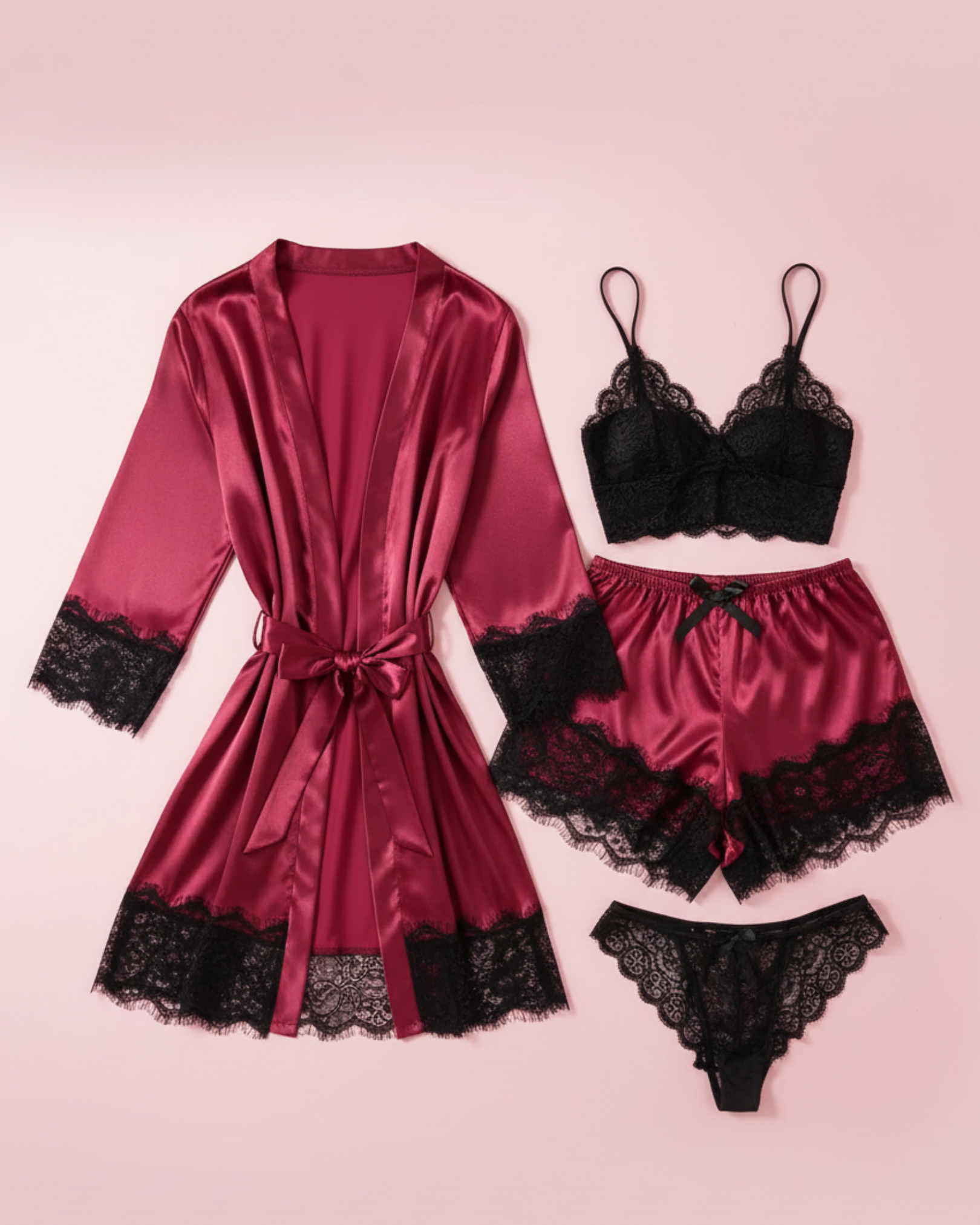 Amor After Dark Robe Set